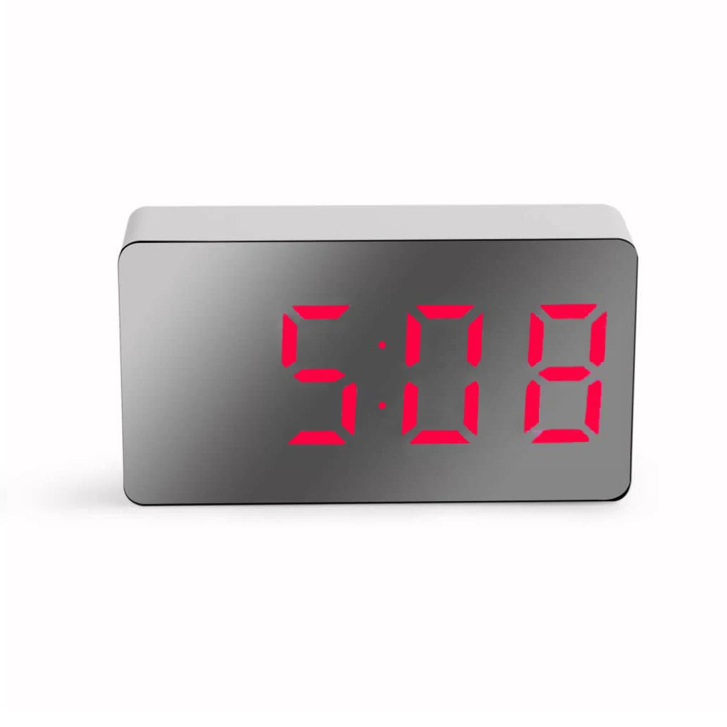 LED Digital Clock USB Rechargeable Tabletop Time Date Temperature Display Alarm Electronic Decorations Clocks Living Room