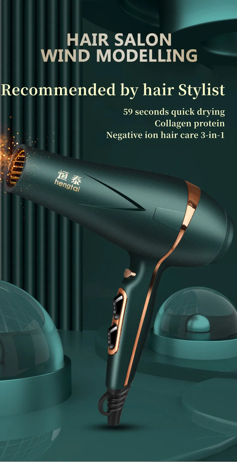 X5/X6 New High Power Wind Hair Dryer 2400W High Power Negative Ion Quick Drying Home Hair Gallery Styling Professional Hair Drye