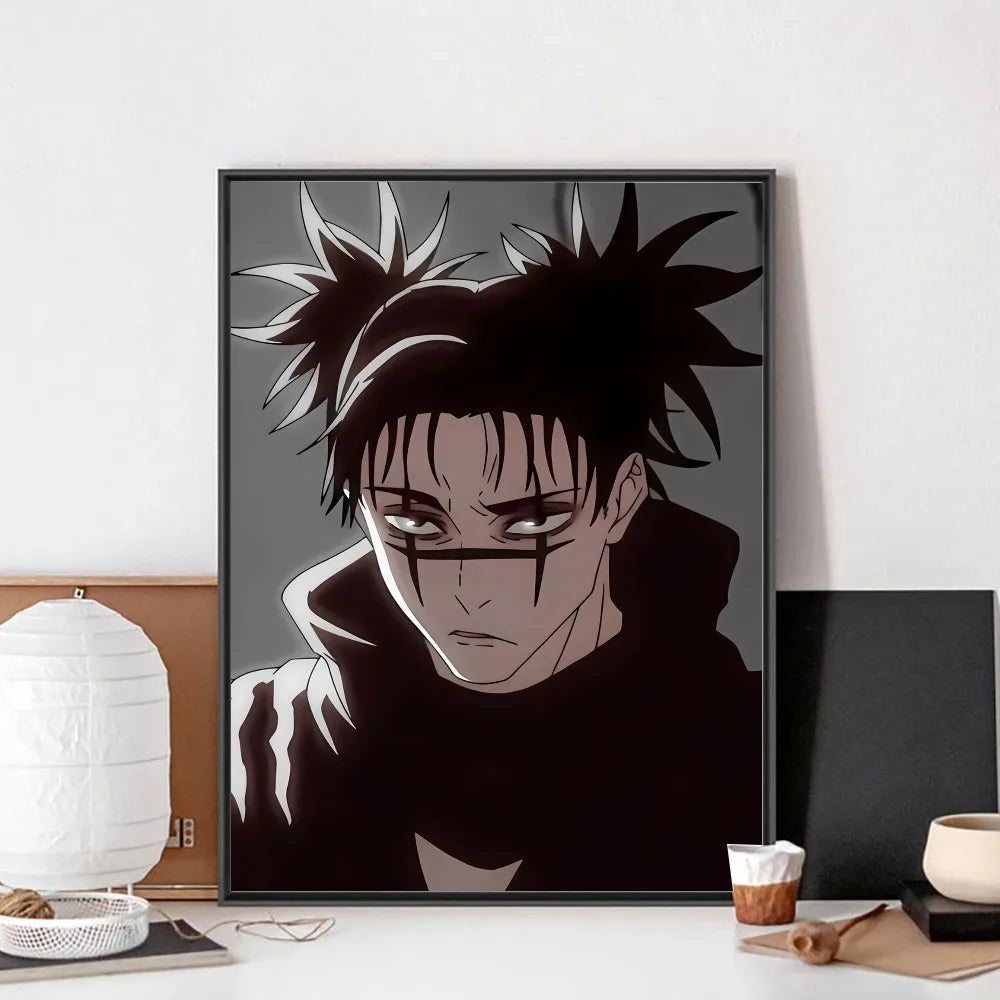 Choso Jujutsu Kaisen Anime Poster No Framed Poster Kraft Club Bar Paper Vintage Poster Wall Art Painting Bedroom Study Stickers