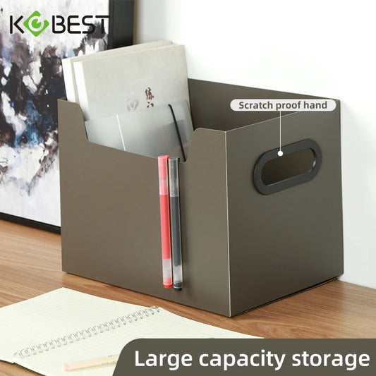 KOBEST Large Capacity Multi-function Foldable Books Desktop Storage Box Home Clothing Stationery Classification