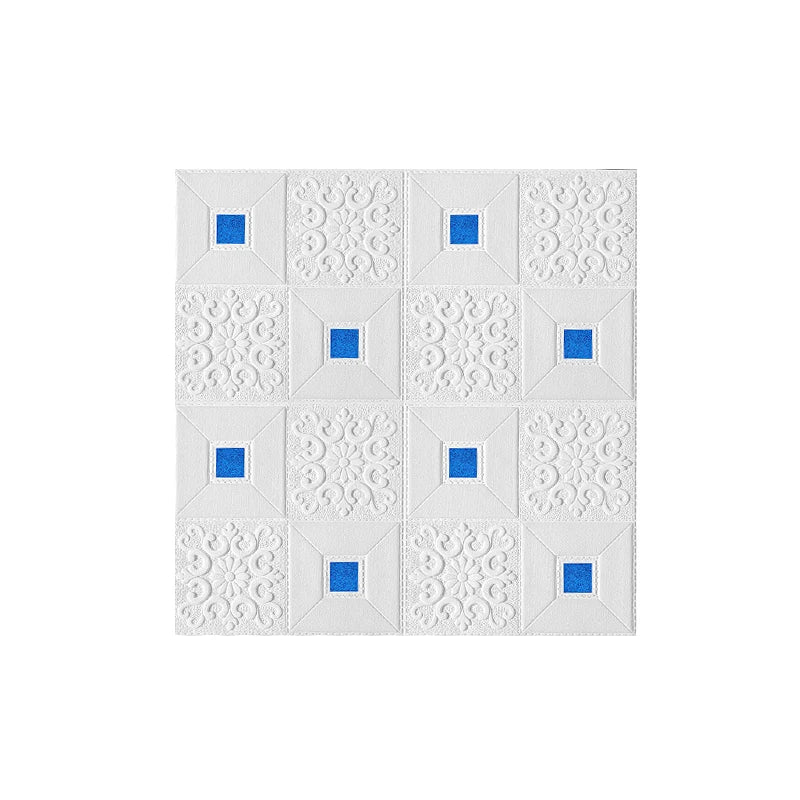 1-10Pcs 70cmx70cm 3D Tile Brick Wall Sticker Self-adhesive Foam Panel Wallpaper Bed Room Home Decoration Waterproof