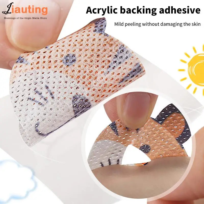 30PCS Correction Lip Nose Breathing Improving Patch For Children Cartoon Night Sleep Mouth Orthosis Tape Anti-Snoring Stickers