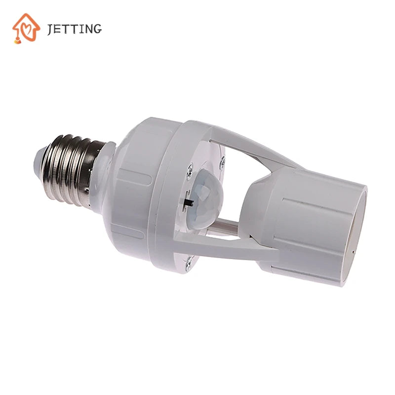 360 Degrees Human Induction Motion Sensor Lamp Socket Base AC85-265V Delay Time Switch E27 Base Holder Socket Adapter