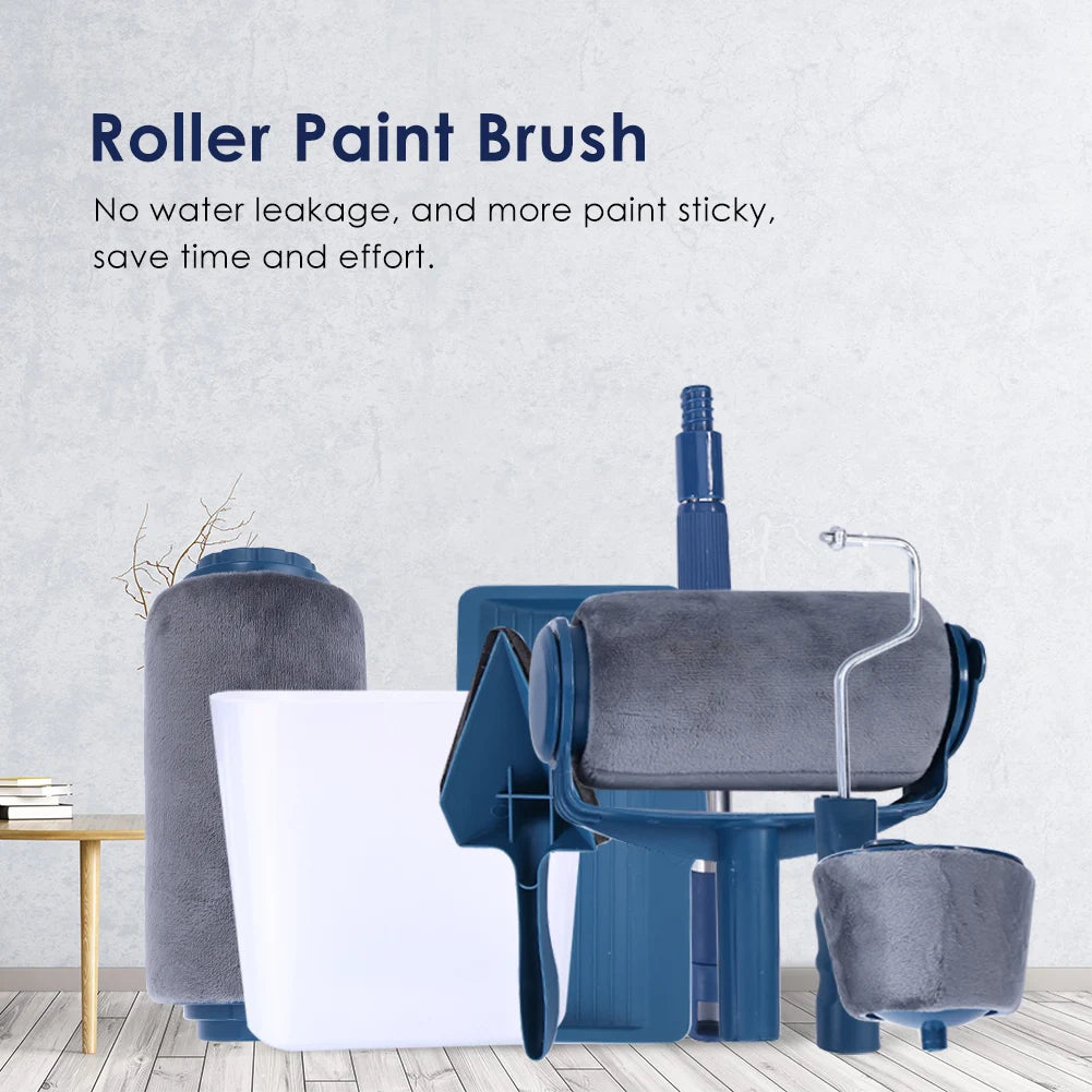 Paint Brush Roller Corner Brushes Set Household Use Wall Decorative Professional DIY Painting Brush Handle Tool