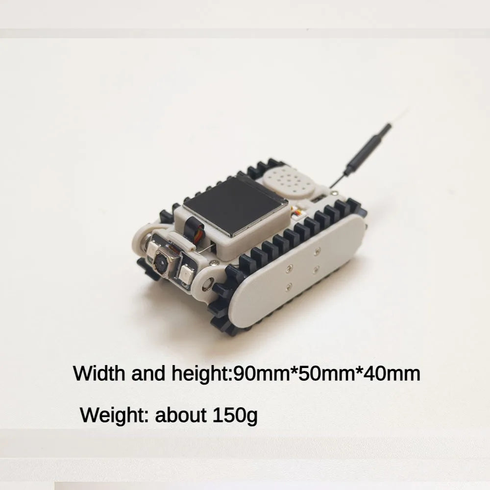 Pipeline Inspection Wireless Video Car Track Robot with Camera Maker Teaching Esp32 Scanning Code Networking DIY Program Toysit