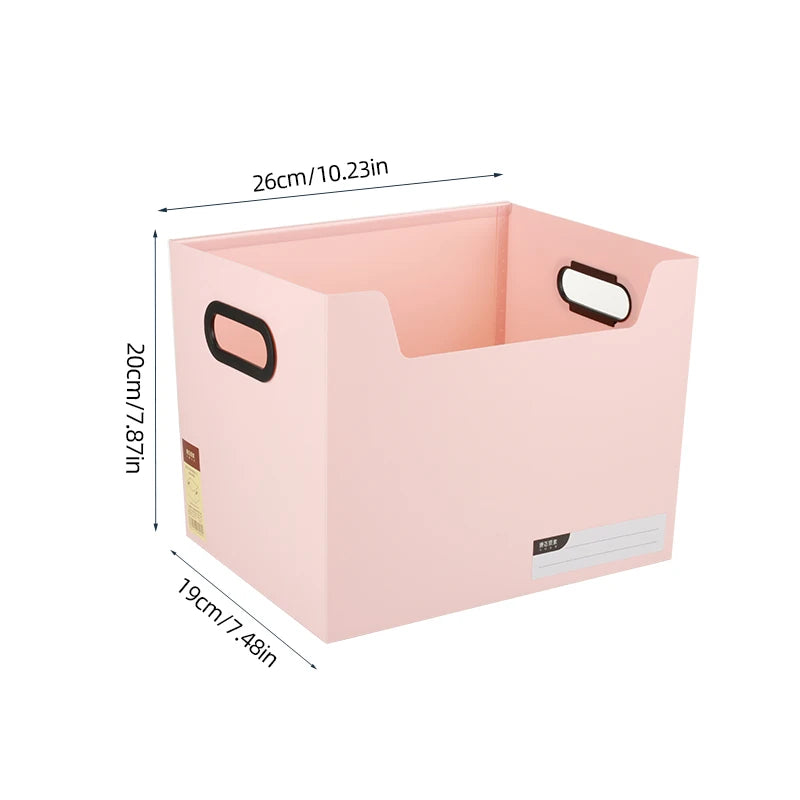 KOBEST Large Capacity Multi-function Foldable Books Desktop Storage Box Home Clothing Stationery Classification