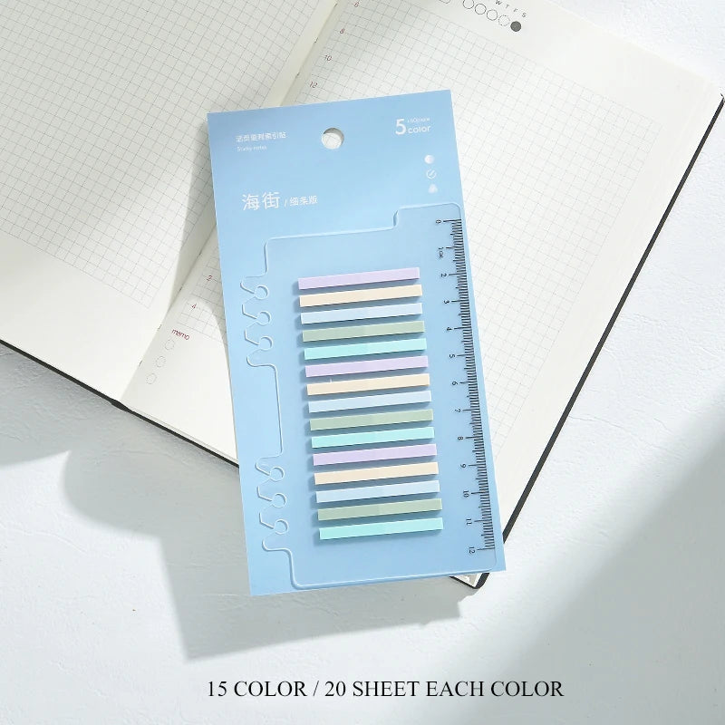 PET Flags Tabs Page Markers Paper Index Bookmark Sticky Notes Office Supplies Stationery