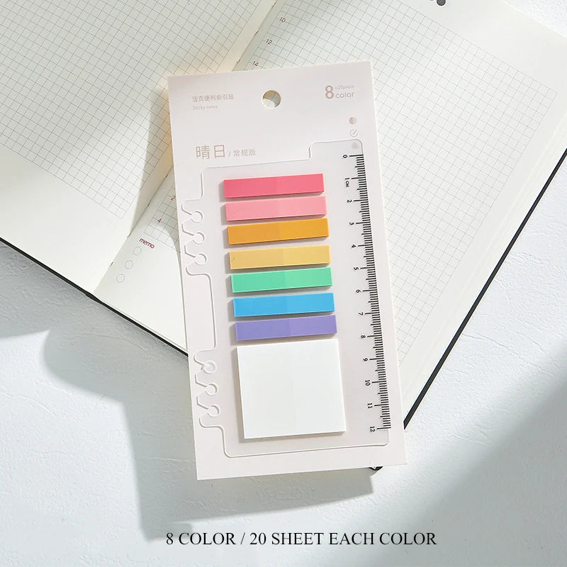 PET Flags Tabs Page Markers Paper Index Bookmark Sticky Notes Office Supplies Stationery