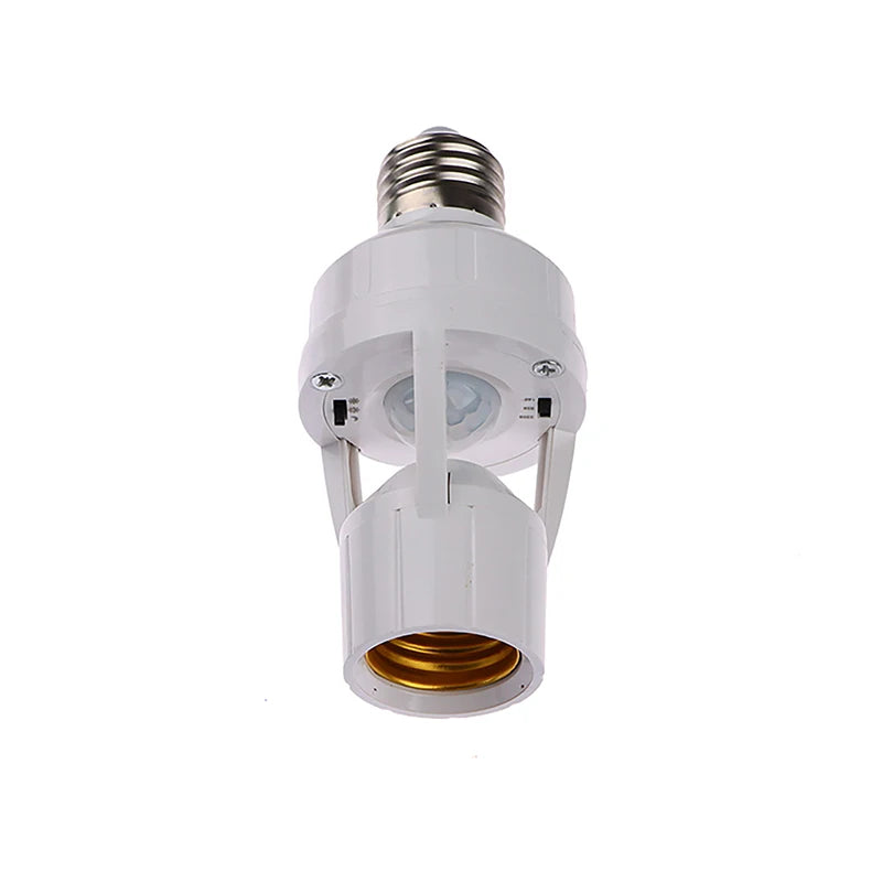 360 Degrees Human Induction Motion Sensor Lamp Socket Base AC85-265V Delay Time Switch E27 Base Holder Socket Adapter