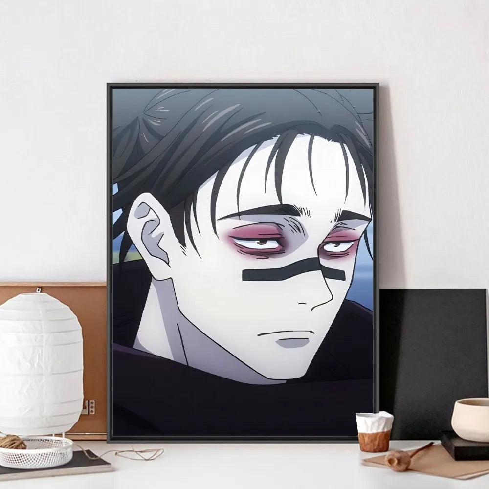 Choso Jujutsu Kaisen Anime Poster No Framed Poster Kraft Club Bar Paper Vintage Poster Wall Art Painting Bedroom Study Stickers