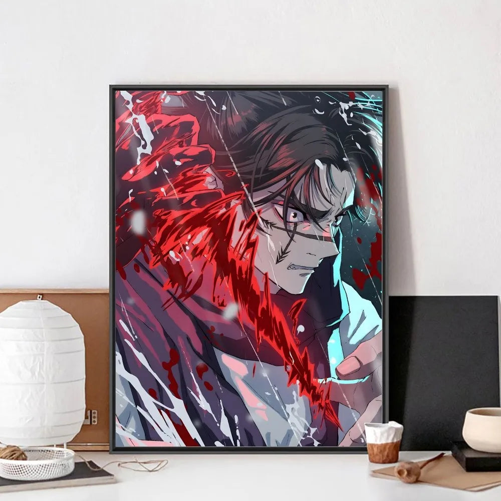 Choso Jujutsu Kaisen Anime Poster No Framed Poster Kraft Club Bar Paper Vintage Poster Wall Art Painting Bedroom Study Stickers