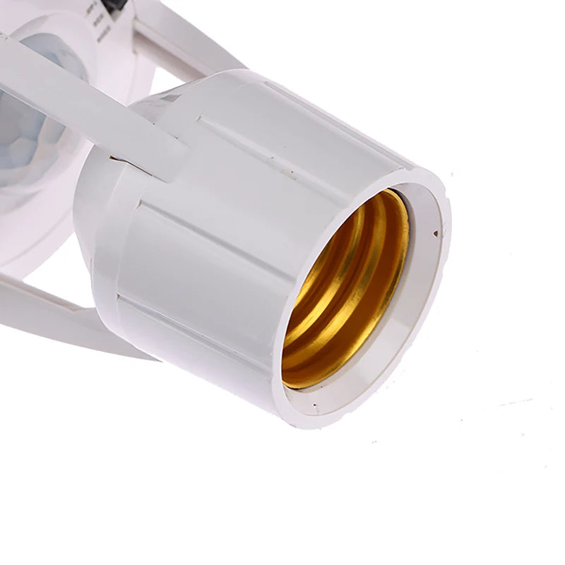 360 Degrees Human Induction Motion Sensor Lamp Socket Base AC85-265V Delay Time Switch E27 Base Holder Socket Adapter