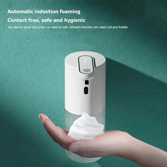 400ML Touchless Automatic Sensor Soap Dispenser Rechargeable Smart Infrared Sensor Liquid Foam Pump Hand Sanitizer